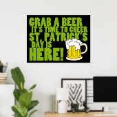 セントパトリックの日への応援 ポスター (ホームオフィス)