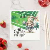 セントパトリックの日をテーマにしたテニス スタンダードランチョンナプキン (インサイチュ)