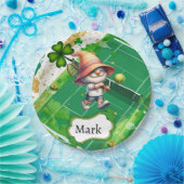 セントパトリックの日をテーマにしたテニス ペーパープレート (パーティー)