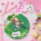 セントパトリックの日をテーマにしたテニス ペーパープレート (パーティー)