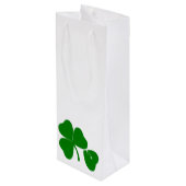 セントパトリックの日を取得ラッキー安全ピン抱き枕 ワインギフトバッグ (裏面アングル)