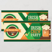 セントパトリックの日アイリッシュシャームロックパーティー (正面/裏面)
