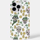 セントパトリックの日アイリッシュシュガースカル カスタム Case-Mate iPhoneケース (裏面)