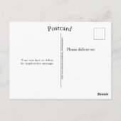 セントパトリックの日アイリッシュツェッペリンシャンロックスグリッター ポストカード (裏面)