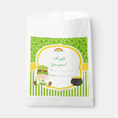 セントパトリックの日アイリッシュホリデーボーイ赤ちゃんシャワー フェイバーバッグ (正面)