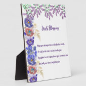 セントパトリックの日アイリッシュ賛美ズフローラコラージュ フォトプラーク (側面)