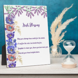 セントパトリックの日アイリッシュ賛美ズフローラコラージュ フォトプラーク