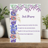 セントパトリックの日アイリッシュ賛美ズフローラコラージュ フォトプラーク