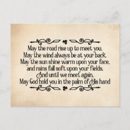 セントパトリックの日アイリッシュ賛美ズ・メイ・ザ・ロード ポストカード