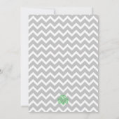 セントパトリックの日アイルランドのカップル赤ちゃんシャワー招待状 招待状 (裏面)