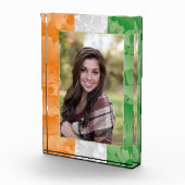 セントパトリックの日アイルランドのシャムロック国旗の写真フレーム フォトブロック (右)