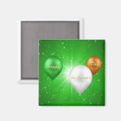 セントパトリックの日アイルランドの風船 – 磁石 (正面/裏面)