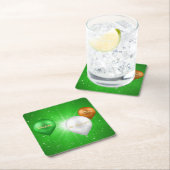 セントパトリックの日アイルランドの風船 – 紙コースター (インサイチュ)