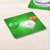 セントパトリックの日アイルランドの風船 – 紙コースター (アングル)