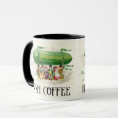 セントパトリックの日アイルランドアイリッシュコーヒーカラフルおもしろい マグカップ (正面左)