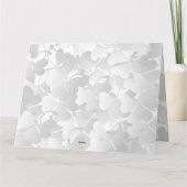 セントパトリックの日アイルランド国旗のクローバーの写真フレーム カード (裏面)