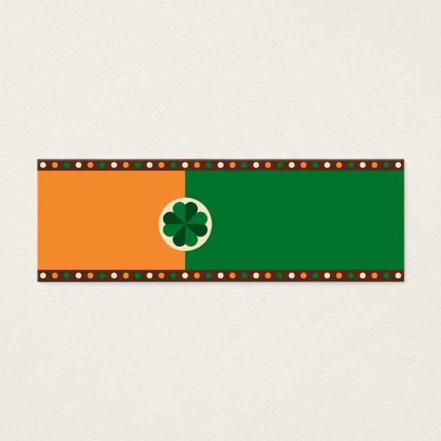 セントパトリックの日アイルランド国旗のシャムロック (正面)