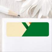 セントパトリックの日アイルランド国旗のシャムロック ラベル (インサイチュ)