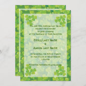 セントパトリックの日アイルランド結婚式招待状 招待状 (正面/裏面)