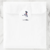 セントパトリックの日アイルランド踊り漫画 ラウンドシール (バッグ)