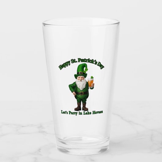 セントパトリックの日アズのハバス湖で。 タンブラーグラス (正面)