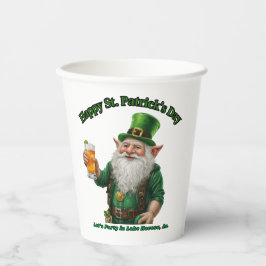 セントパトリックの日アズのハバス湖で。 紙コップ