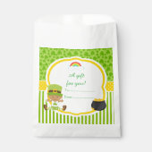 セントパトリックの日アフリカ系アメリカ人の男の子の赤ちゃんシャワー フェイバーバッグ (正面)