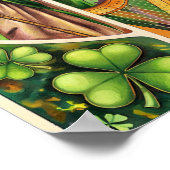 セントパトリックの日アールヌーボーポスター ポスター (角)