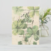 セントパトリックの日ウィメンズ50誕生日 招待状 (スタンド正面)