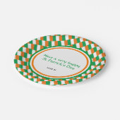 セントパトリックの日カスタムお祝い ペーパープレート (アングル)