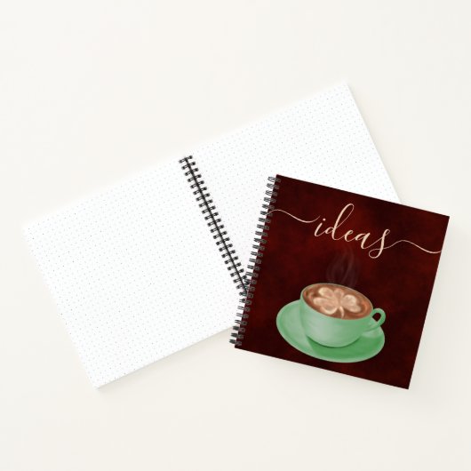 セントパトリックの日カプチーノコーヒー ノートブック (内部)