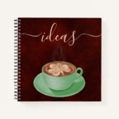 セントパトリックの日カプチーノコーヒー ノートブック (正面)