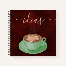 セントパトリックの日カプチーノコーヒー ノートブック