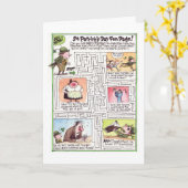 セントパトリックの日カード カード (黄色い花)