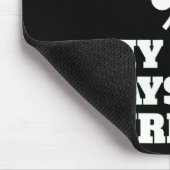 セントパトリックの日キスミーファニーDNAテストアイルランド マウスパッド (コーナー)