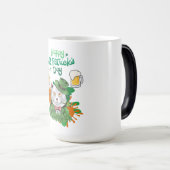 セントパトリックの日キャット – 休日 – デザイン モーフィングマグカップ (正面右)