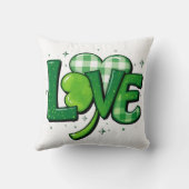 セントパトリックの日クローバーラブチャーム クッション (裏面)