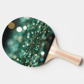 ☘️セントパトリックの日グリーングリッター《写真》ぼけ味 卓球ラケット (横)