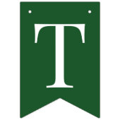 セントパトリックの日グリーンシャムロッククローバーシンプル バンティングフラッグ (第2の旗)