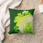 セントパトリックの日グリーンビール クッション (ブランケット)
