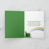 セントパトリックの日グリーンビール シーズンカード (内部)