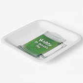 セントパトリックの日グリーンビール ペーパープレート (傾斜あり)