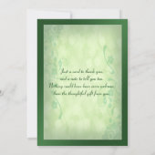 セントパトリックの日ケルト族愛結び目のサンキューカード サンキューカード (裏面)