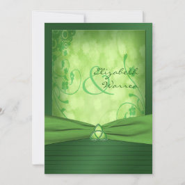 セントパトリックの日ケルト族愛結び目の招待状 招待状