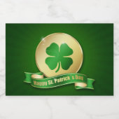 セントパトリックの日コインシャムロック フードラベル (シングルラベル)