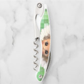 セントパトリックの日コルクボトルオープナーエンジェル ソムリエナイフ (正面)