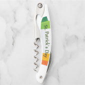 セントパトリックの日コルクボトルオープナービール ソムリエナイフ (正面)