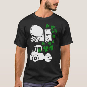 セントパトリックの日コンクリートミキサーロードローララッキー Tシャツ