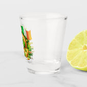 セントパトリックの日シャムロックとアイルランド国旗 ショットグラス (右)
