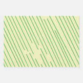 セントパトリックの日シャムロックのセット3 ラッピングペーパーシート (正面2)